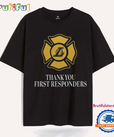 Los Angeles Lakers Thank You First Responders Limited Edition 2025 T Shirt