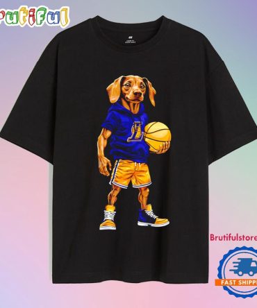 Los Angeles Lakers X Dachshund Dogs Nba T Shirt