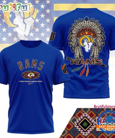 Los Angeles Rams Native American Heritage Month 3D Shirt