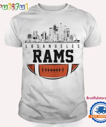 Los Angeles Rams Nfl 2025 City Skyline T Shirt