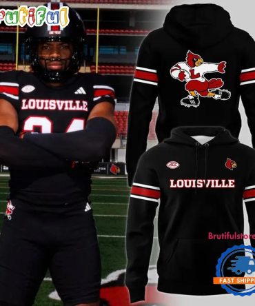 Louisville Cardinals 2025 Football Blackout Limited Edition Hoodie Shirt