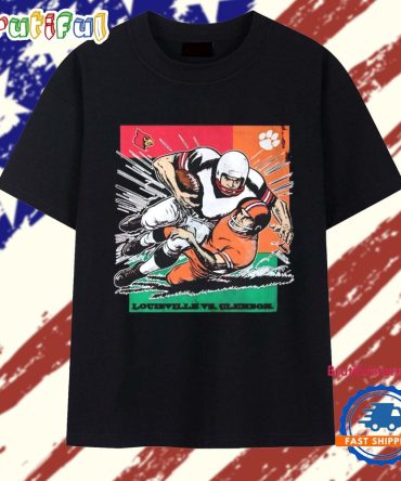 Louisville Cardinals Vs Clemson Tigers 2025 Gameday T Shirt