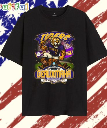 Lsu Tigers 2025 Ncaa College Geauxmaha Power House T Shirt
