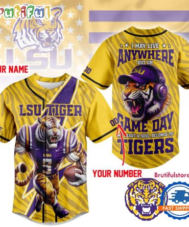 Lsu Tigers 2025 Ncaa Game Day Jersey Shirt