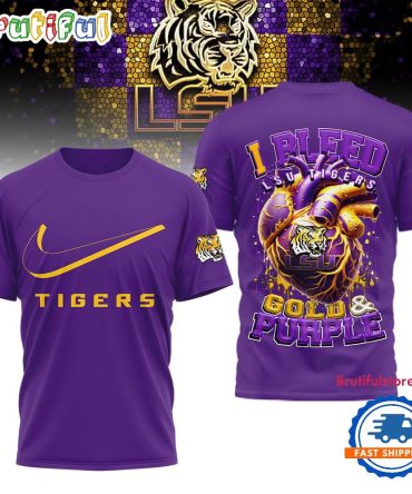 Lsu Tigers 2025 Ncaa I Bleed Unisex 3D Shirt