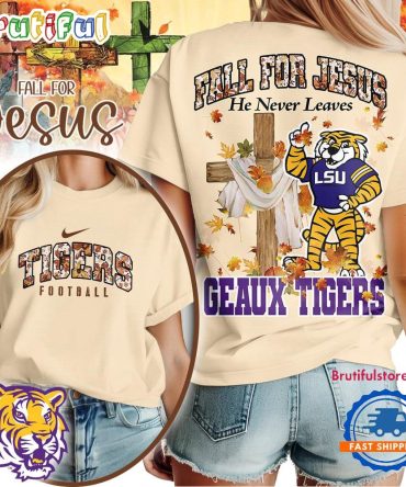 Lsu Tigers 2025 Ncaa Season Fall For Jesus Unisex 3D Shirt
