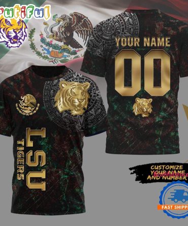 Lsu Tigers Mexican Heritage New Unisex 3D Shirt