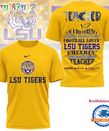 Lsu Tigers Teacher Pride 2025 Unisex 3D Shirt