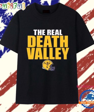 Lsu Tigers The Real Death Valley Helmet 2025 T Shirt