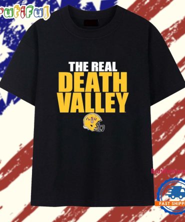 Lsu Tigers The Real Death Valley Helmet T Shirt