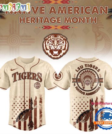 Lsu Tigers X Native American Heritage 2025 Baseball Jersey