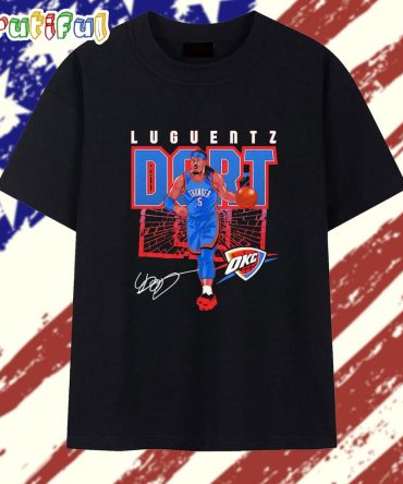 Luguentz Dort Oklahoma City Thunder Shattered Signature T Shirt