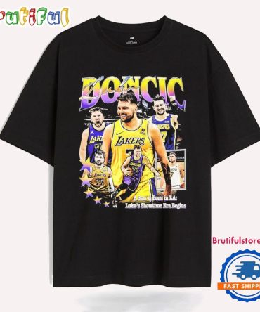Luka Doncic A Star Is Born In La Luka’S Showtime Era Begins Los Angeles Lakers T Shirt