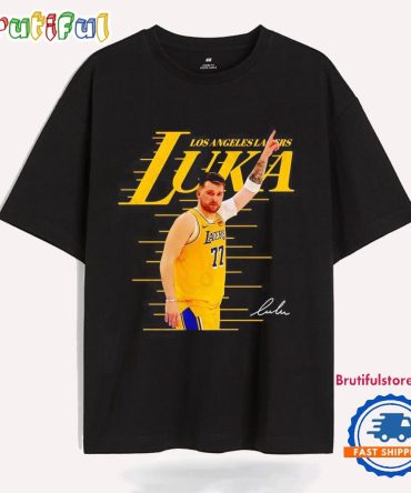 Luka Doncic Los Angeles Lakers Celebration Pointing Signature T Shirt