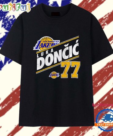 Luka Dončić Los Angeles Lakers Basketball Player #77 Vintage T Shirt