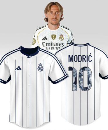 Official Real Madrid Modrić #10 Jersey - 2023/24 Home Kit For Fans
