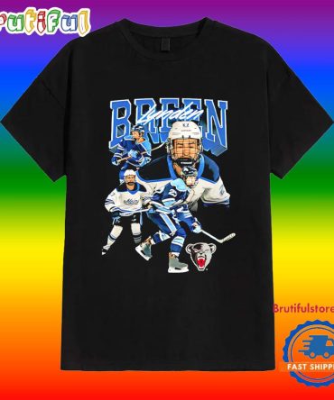 Lynden Breen Maine Black Bears Player Collage T Shirt