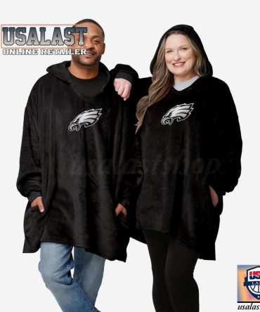New Nfl Philadelphia Eagles Lightweight Blanket Hoodie Hoodie Blanket