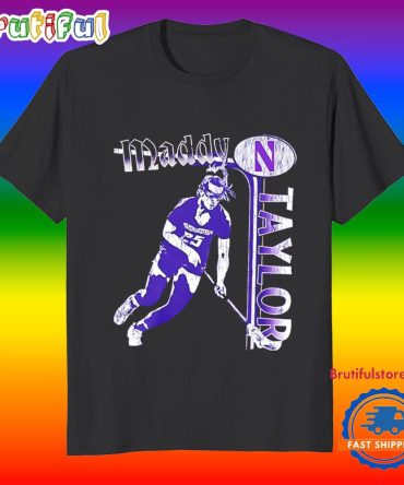 Madison Taylor Northwestern Lacrosse Illustrated T Shirt