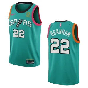 San Antonio Spurs Malaki Branham Teal City Edition 2022-23 Swingman Jersey - Alzaintravels
