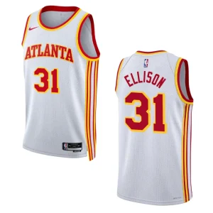 Atlanta Hawks Malik Ellison 2022-23 Association Edition White Swingman Jersey - Alzaintravels