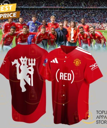 Limited Edition Red Soccer Jersey - Premium Quality, Perfect Gift For Fans - Shop Now At Topline Apparel!