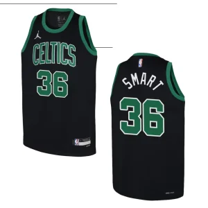 2022-23 Boston Celtics Youth Statement Edition Marcus Smart Black Jersey - Alzaintravels