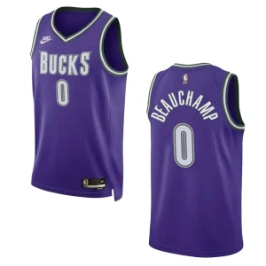 Milwaukee Bucks 2022-23 Classic Edition MarJon Beauchamp Purple Jersey Swingman - Alzaintravels