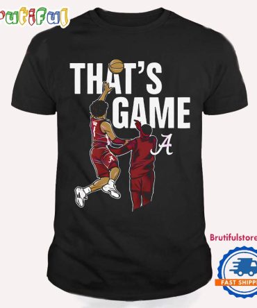 Mark Sears Thats Game Alabama Crimson Tide Basketball T Shirt