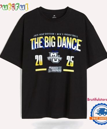 Marquette Golden Eagles 2025 Ncaa Men’S D1 Basketball March Madness The Big Dance T Shirt