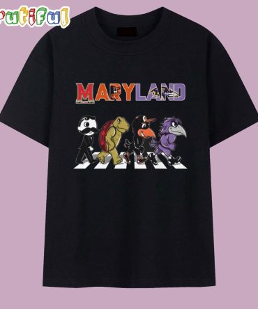 Maryland Sport Team Cartoon 2025 T Shirt