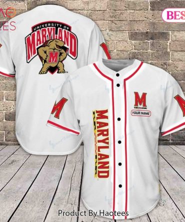 Customizable University Of Maryland Baseball Jersey - Show Your Terrapins Pride!