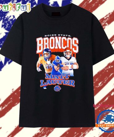 Matt Lauter 2025-26 Boise State Broncos Graphic T Shirt