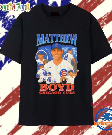 Matthew Boyd Chicago Cubs Player Collage T Shirt