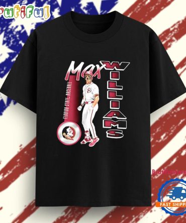 Max Williams Florida State Baseball Portrait T Shirt