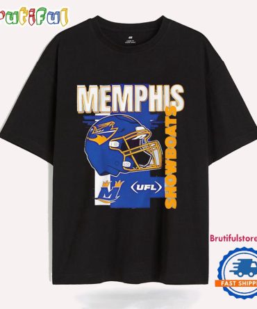 Memphis Showboats Helmet Frame Ufl T Shirt