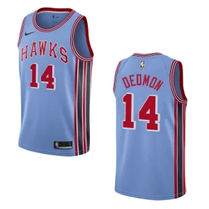Hawks #14 Dewayne Dedmon Hardwood Classic Jersey - Light Blue - Alzaintravels