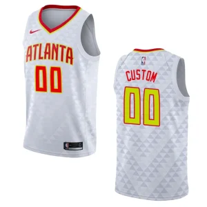 Hawks #00 Custom Association Jersey - White - Alzaintravels