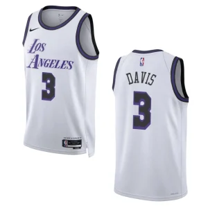 Lakers 2022-23 City Edition Anthony Davis White Jersey Swingman - Alzaintravels