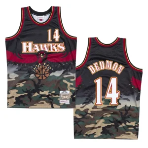 Hawks #14 Dewayne Dedmon Woodland Camo Jersey - Camo - Alzaintravels