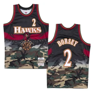 Hawks #2 Moses Malone Woodland Camo Jersey - Camo - Alzaintravels
