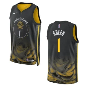 Warriors 2022-23 City Edition JaMychal Green Black Jersey Swingman - Alzaintravels