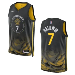 Warriors 2022-23 City Edition Patrick Baldwin Jr. Black Jersey Swingman - Alzaintravels