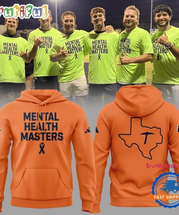 Mental Health Matters At Utep Maps 2025 Orange Hoodie