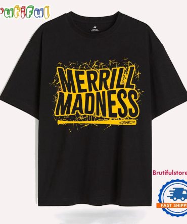 Merrill Madness Bat Text Jackson Merrill San Diego Padres T Shirt