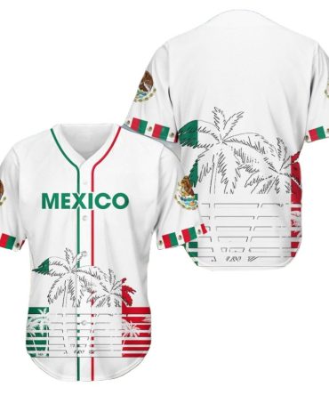 Vibrant Mexico Baseball Jersey - Celebrate Style & Culture Today!