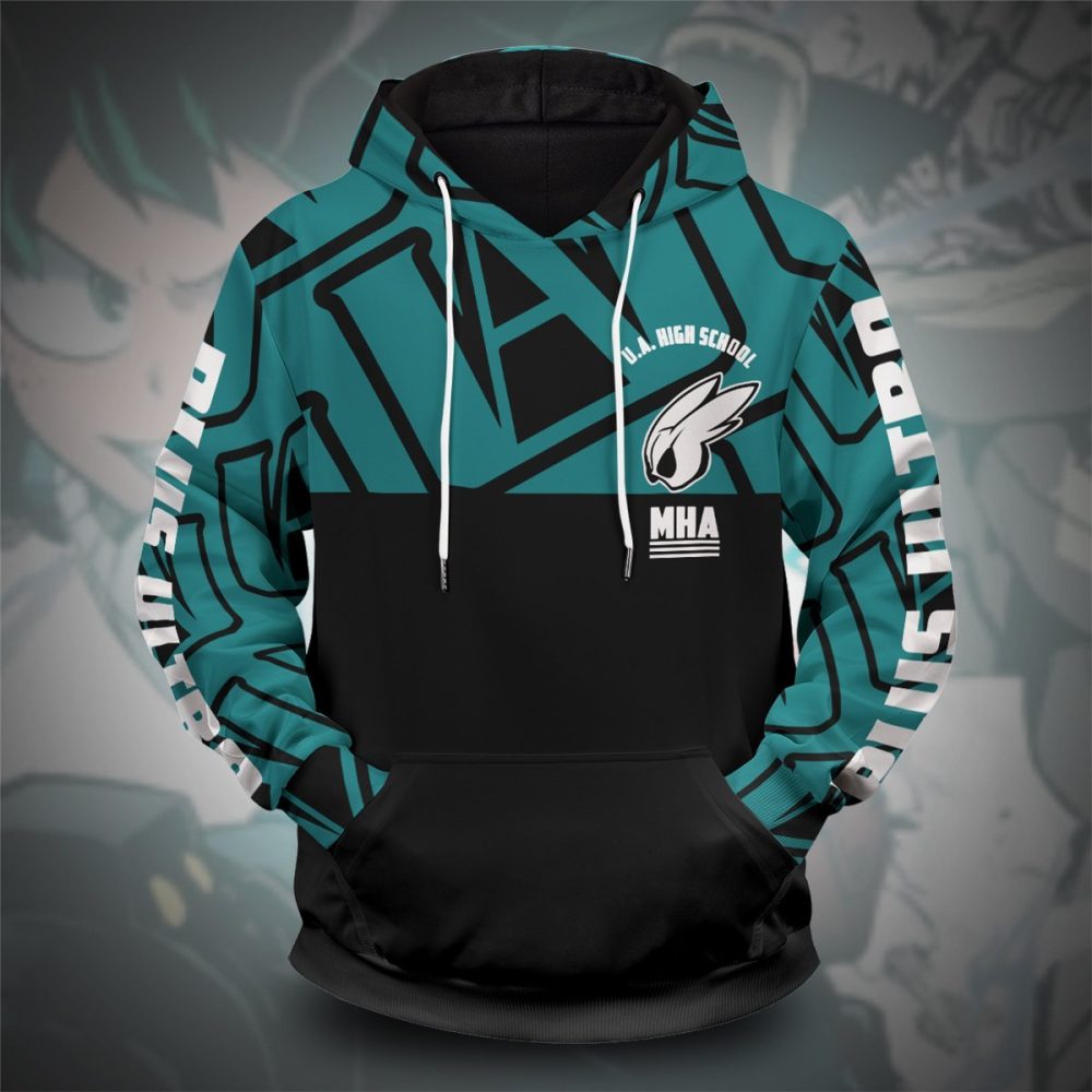 My Hero Academia Hoodie Boku No Hero Academia Midoriya Plus Ultra Hoodie - Image 2