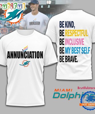 Miami Dolphins Nfl Annunciation 2025 Unisex 3D Shirt