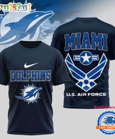 Miami Dolphins Us Air Force Military Unisex 3D Shirt