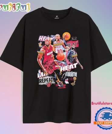 Miami Heat 30 Teams Nba Season Logo T Shirt